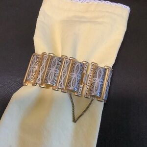 Vintage Toledo Style Bronze Colored Bracelet